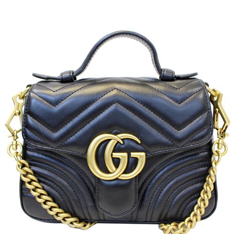 gucci handle mini|Gucci top handle bag marmont.